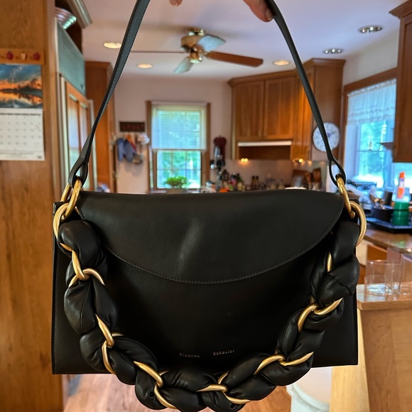 Proenza Schouler Black Shoulder Bag with Gold Chain Stunning Bag 😍 - Picture 5 of 15